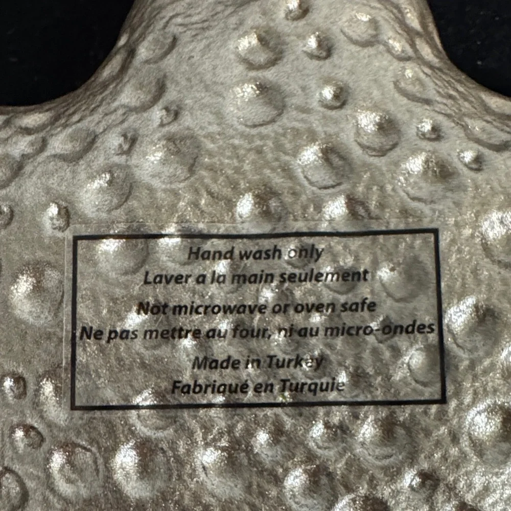 Gold Starfish Decorative Accent trinket bowl
